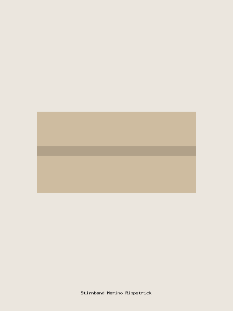 Stirnband Merino Rippstrick